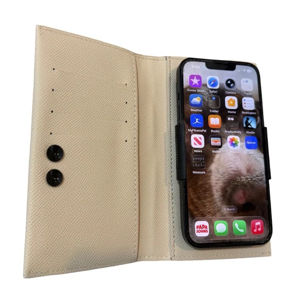 SPARKLING JEWELED BEADED FOLIO PHONE CASE CLUTCH WALLET BLACK SILVER